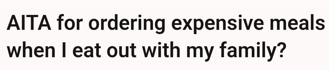 The headline