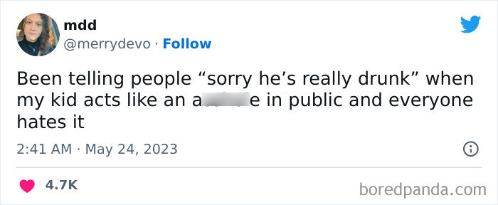 3. Sorry, he's really drunk