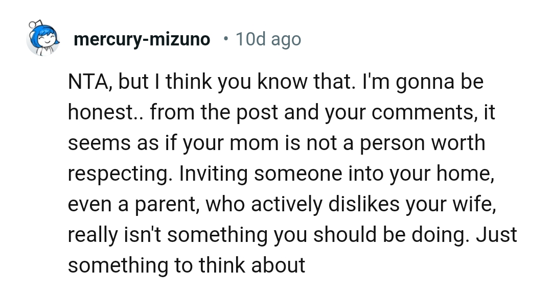 This Redditor is trying to be honest