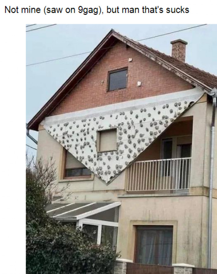 23. When you have to deal with your darn walls falling off