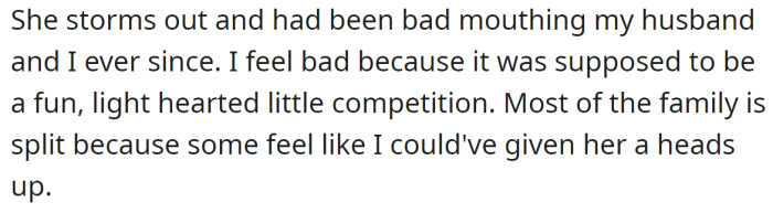 SIL got angry at the OP, so the OP wanted to hear other opinions: