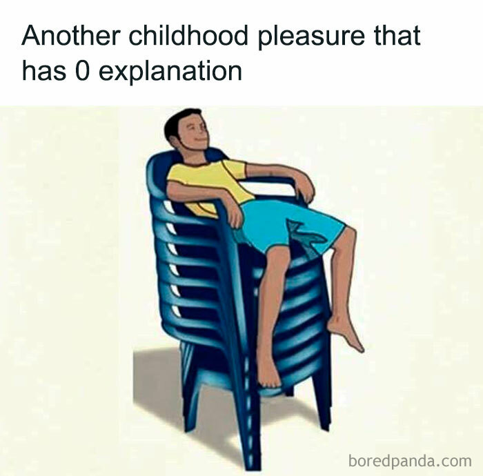 8. Trust me, you wouldn't want to be the one getting the seats out when they become stuck.