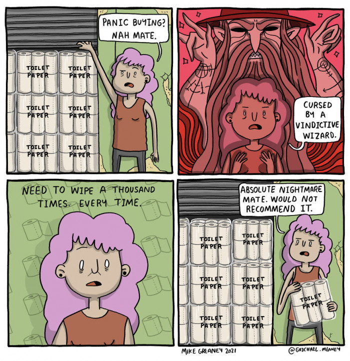 20. Need to wipe a thousand times every time