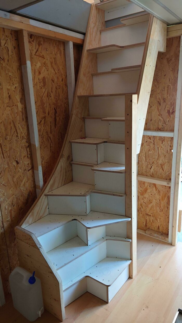 "Got Funky While Building My First Staircase"