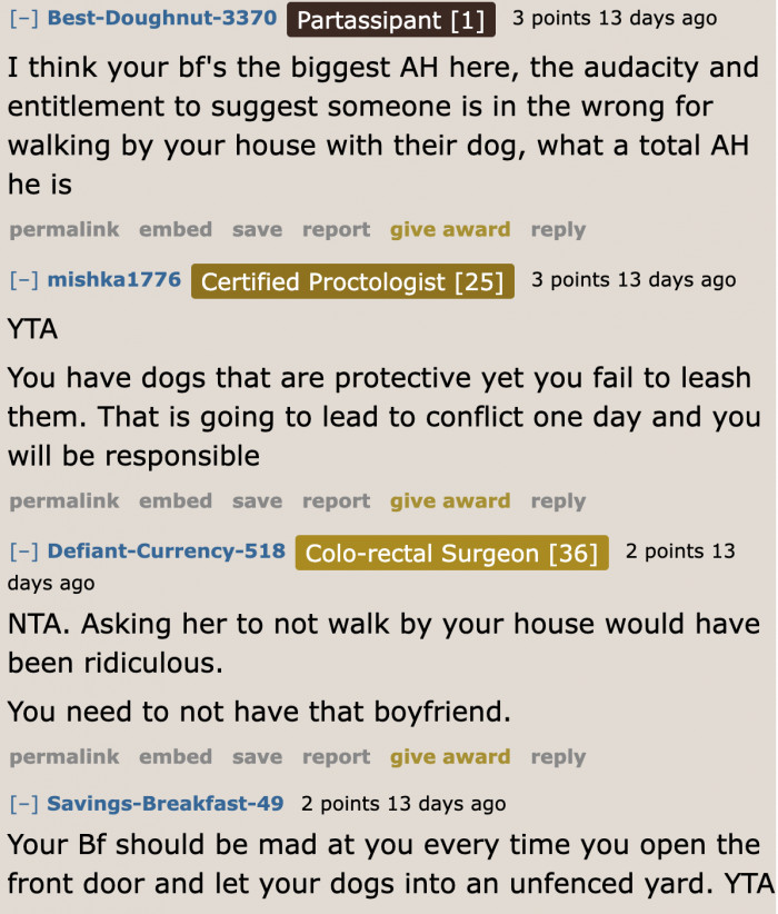 People have different opinions on the situation.