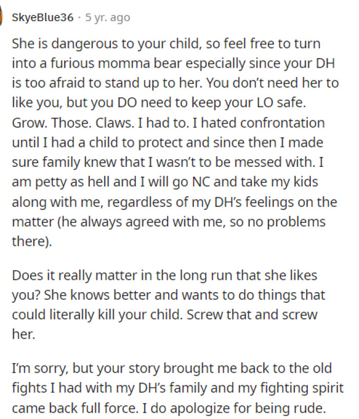 It's fair to say that it's her call, and she can do whatever she wants with her baby; she has the final say.