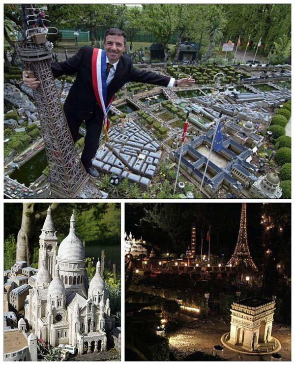 10. A DIY marvel of the French capital crafted by Gerard Brion from nothing but recycled materials.