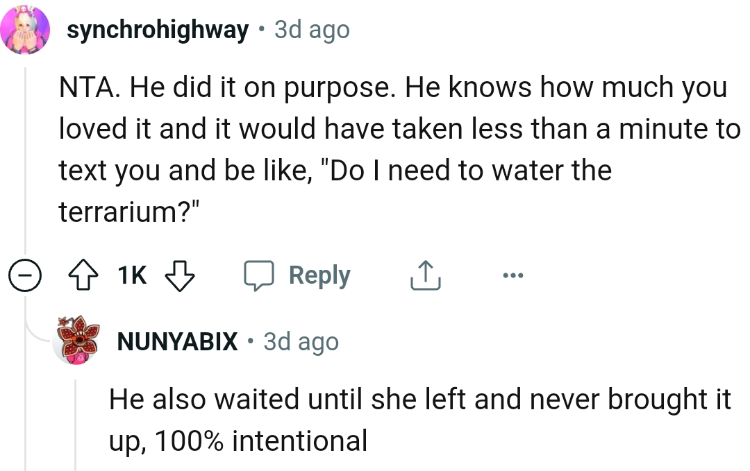 He Knows How Much the OP Loved It