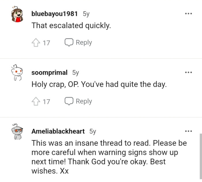 The OP has had quite a day