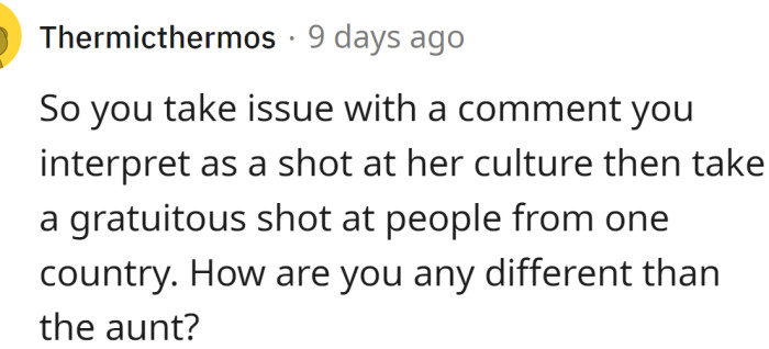 This comment makes so much sense. We shouldn't fight prejudice with more prejudice.