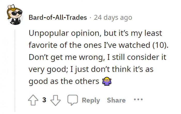 We truly respect your opinion, @Bard-of-All-Trades.