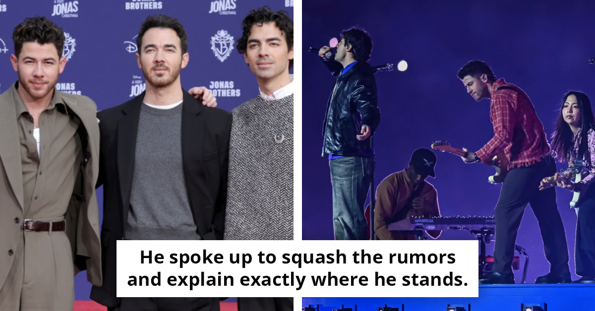 Nick Jonas addresses speculation about brother Joe allegedly using substances during a live performance captured by fans.