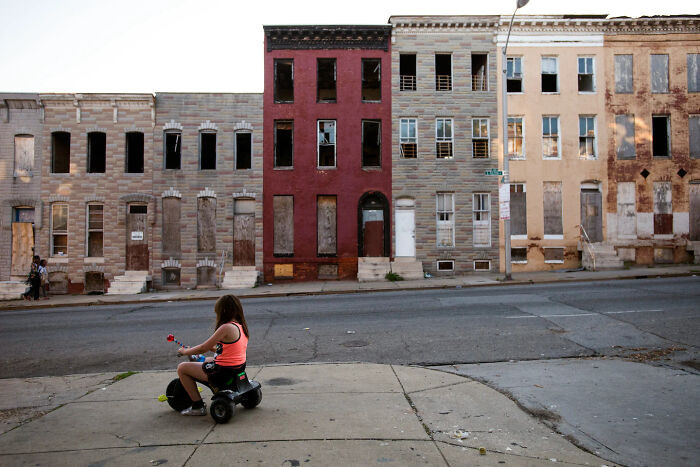 Row Homes In Baltimore, Maryland