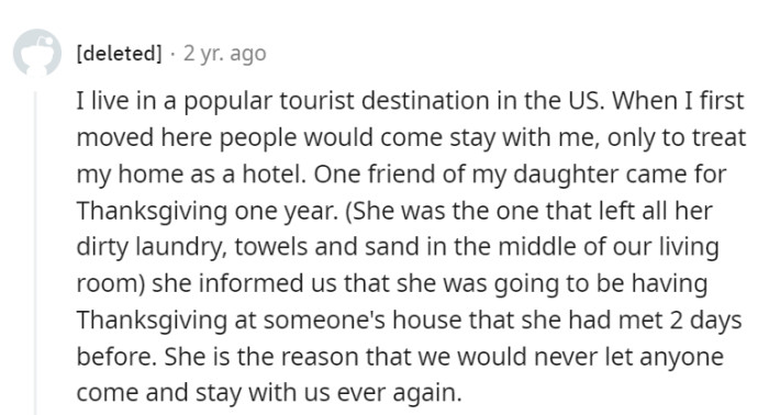 Say goodbye to that 'Welcome' mat.