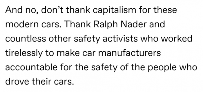 Capitalism has nothing to do with it.