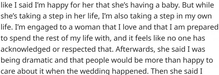 They had an argument