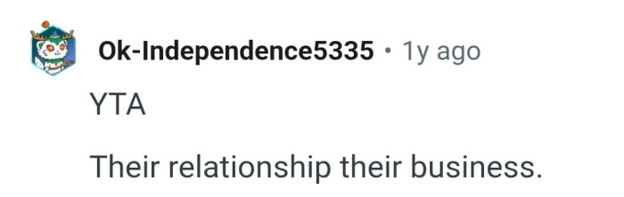 Whatever this Redditor said