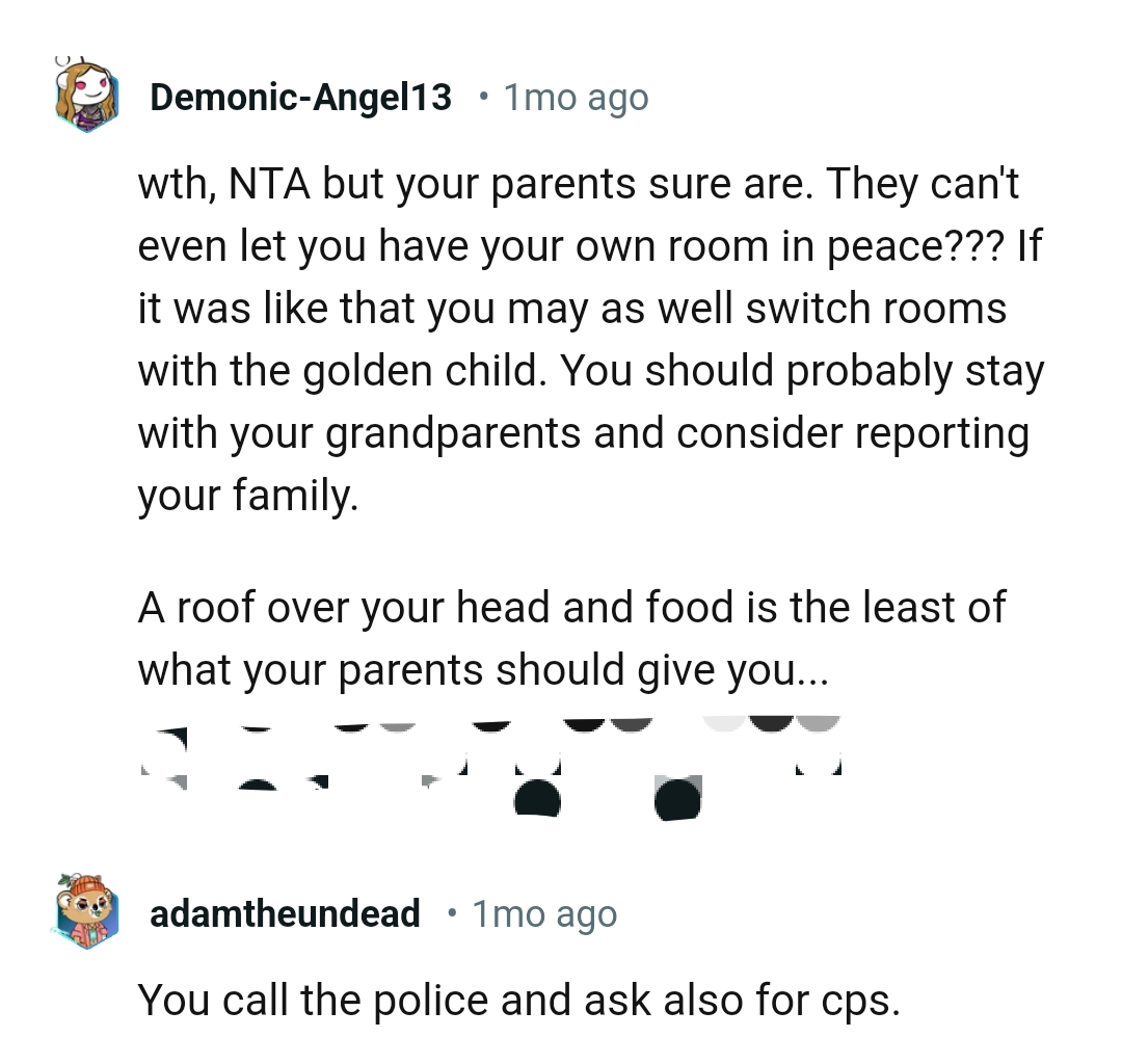 A roof over the OP's head