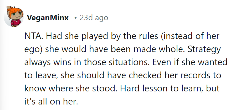 Rules over ego wins. Check records before wrecking benefits.
