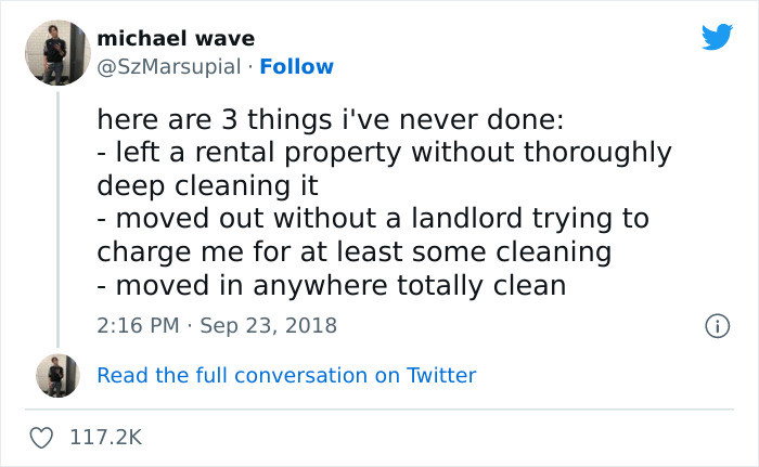 17. You can never get it right with landlords.