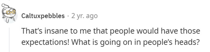 Right?! So much disrespect, too.