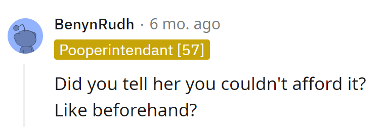 Next time, serve it up beforehand.