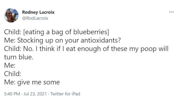 7. “Give me some”