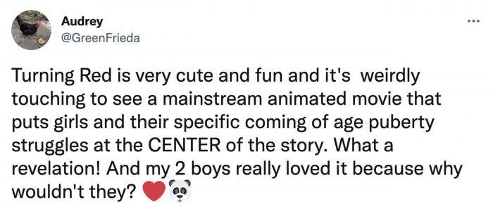 7. A touching movie that puts girls at the center of the story