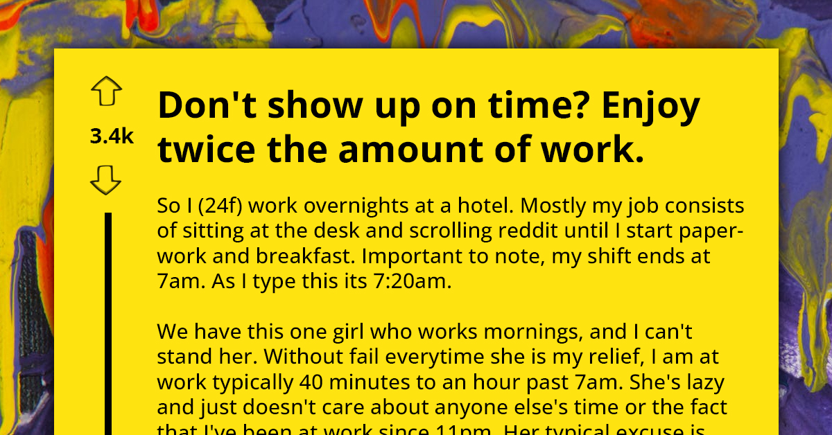 Overnight Hotel Employee Deliberately Sabotages Morning Shift's Kitchen as Payback for Coworker's Consistent Tardiness