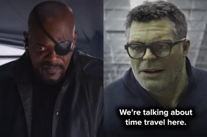 12. Samuel L. Jackson, in the same interview, also alluded to the importance of time travel in Endgame.