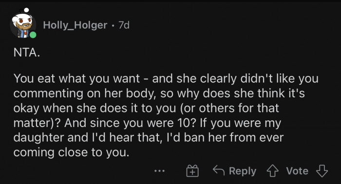 The mom should have defended her daughter.