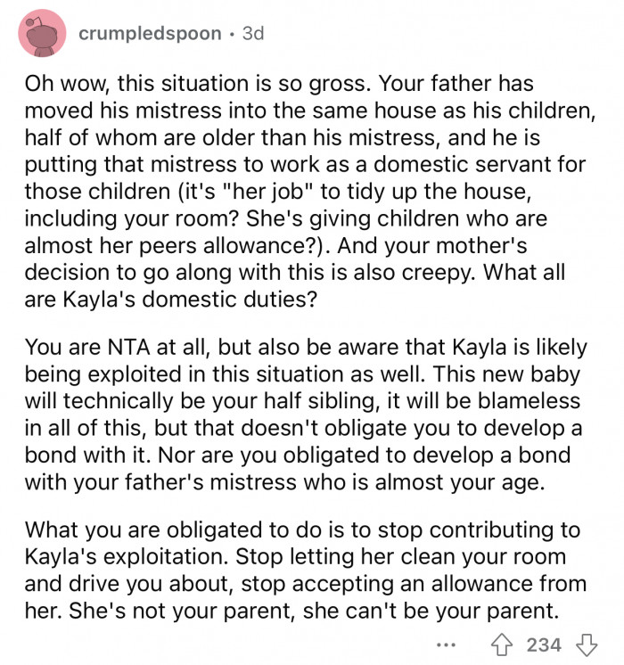 “Be aware that Kayla is likely being exploited in this situation as well.”