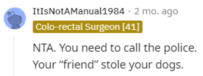 Time to Get the Police Involved