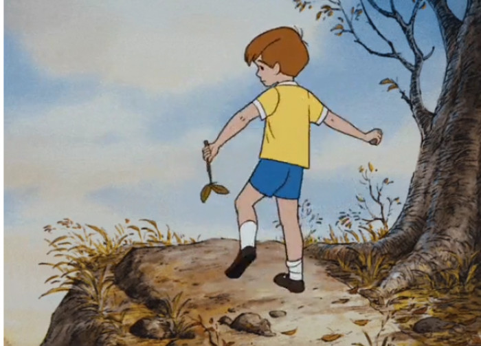 6. Hmmmm... this scene from The Many Adventures of Winnie the Pooh looks familiar. Where have we seen this before?