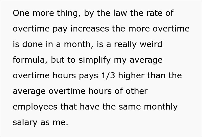 The rate of overtime pay increases
