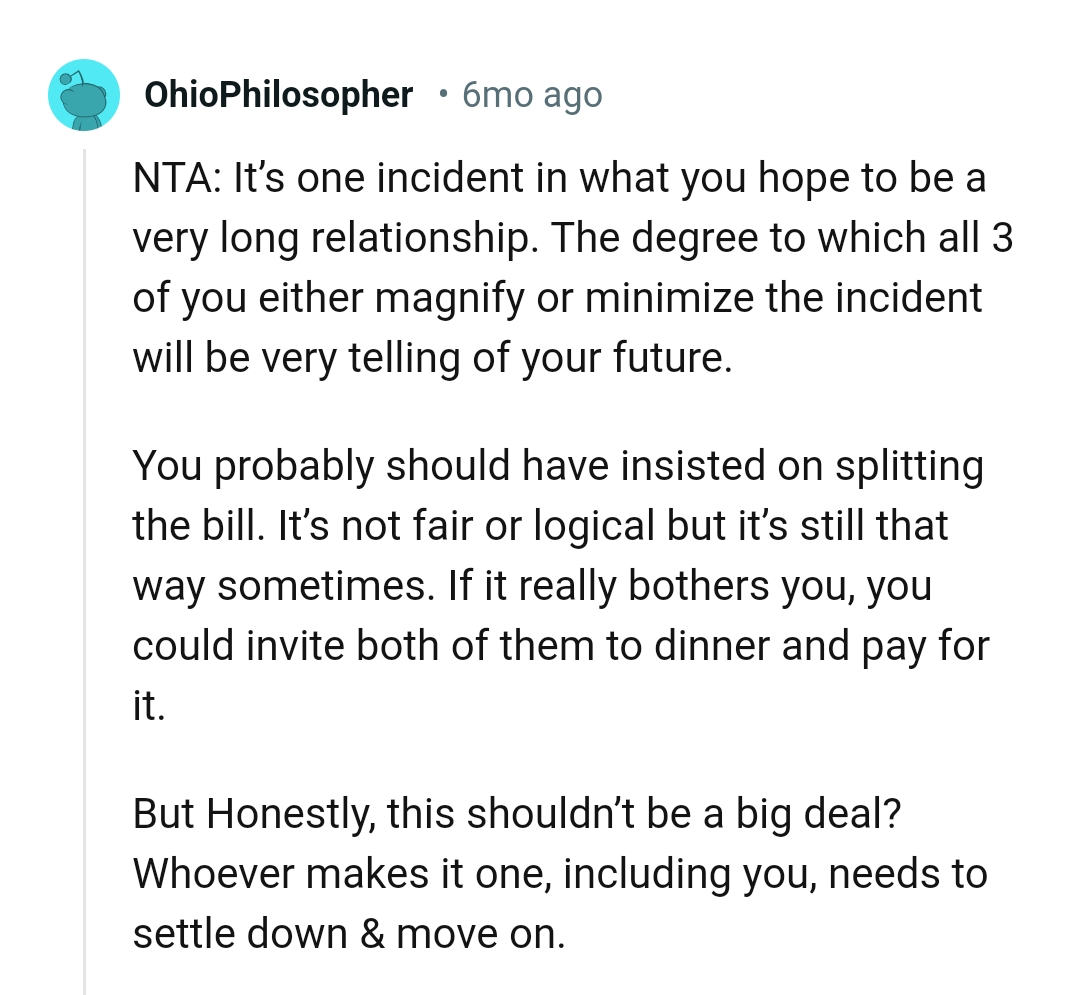 It's not fair or logical