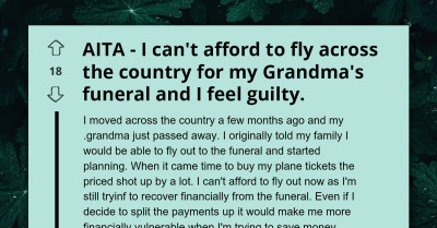 Redditor Devastated as Sky-High Ticket Prices Force Them to Contemplate Missing Grandma’s Funeral