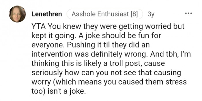 I'm thinking this is likely a troll post