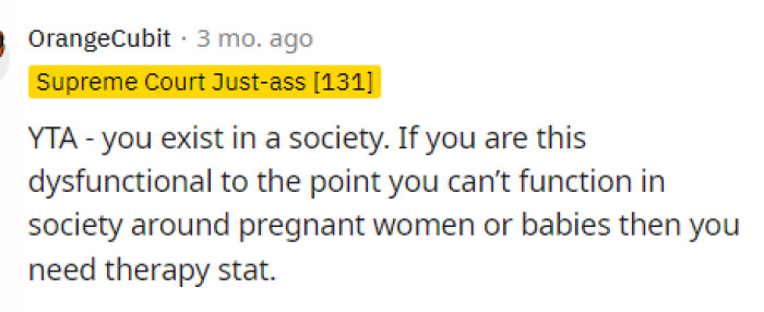 Everyone seems to be suggesting therapy, and it looks like OP is going to give it a shot after all of this.