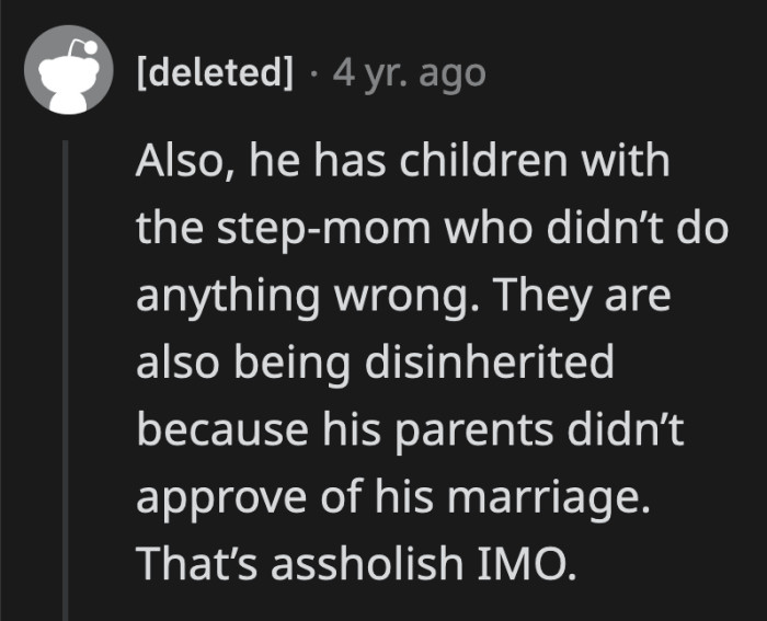 Will OP's half-siblings receive anything from their grandparents' estate?