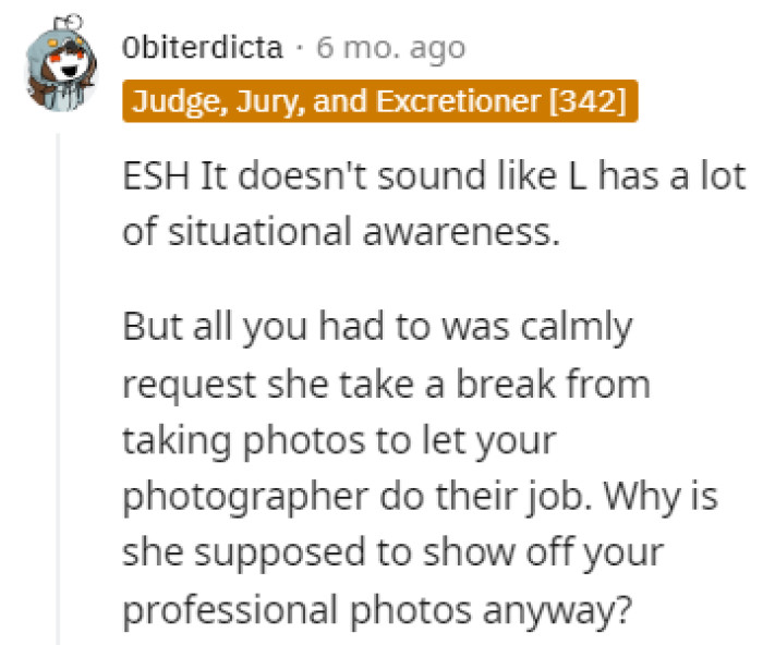 It could have been handled better