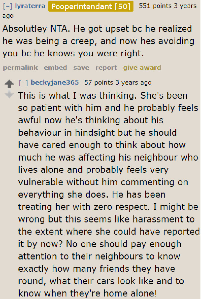 At least he realized his mistake. Let's hope he won't bother the OP again.