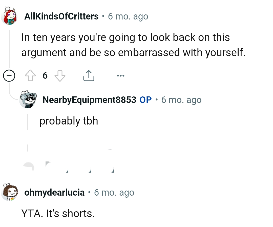 Being so embarrassed with yourself