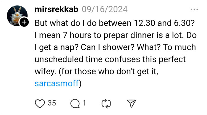 A recent study by the Harvard Business Review found that while most people appreciate routines, those routines need to be self-chosen, not dictated by a partner.