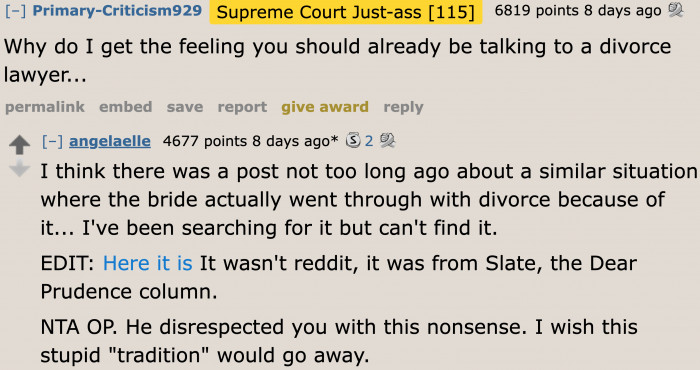 Even other people believe that cake smashing is a stupid tradition that should be abolished.