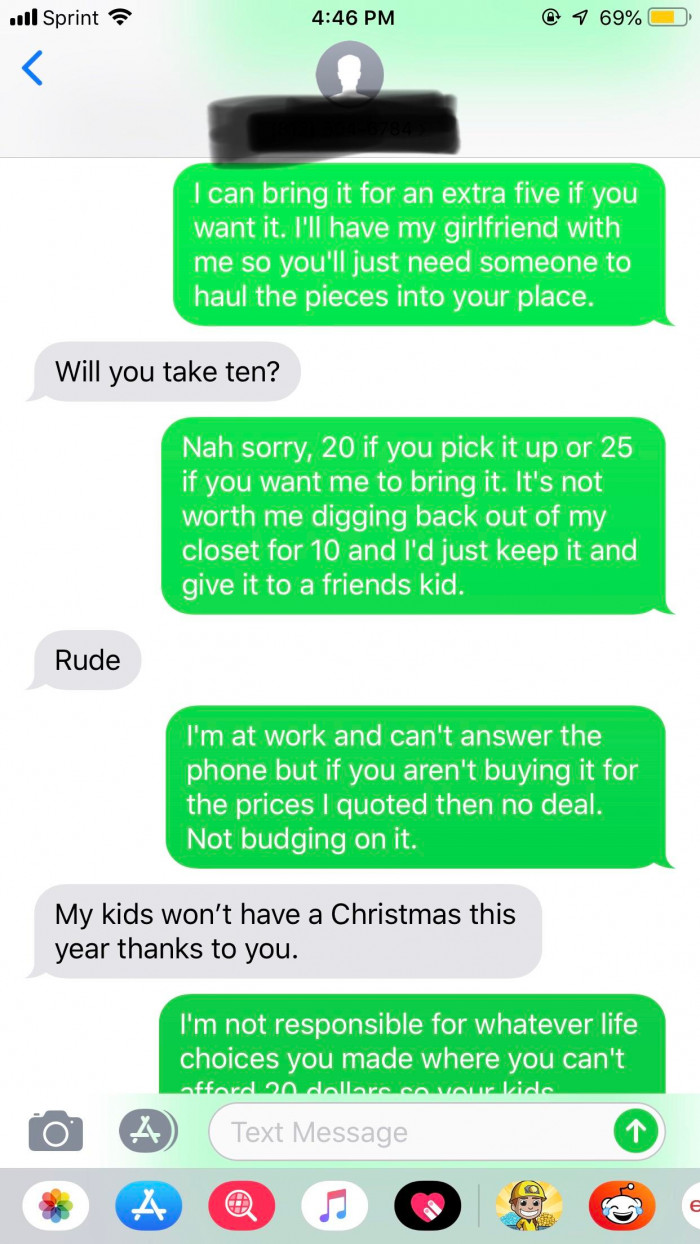 19. If you're unnecessarily inconveniencing someone for your kids, maybe it's time to reconsider