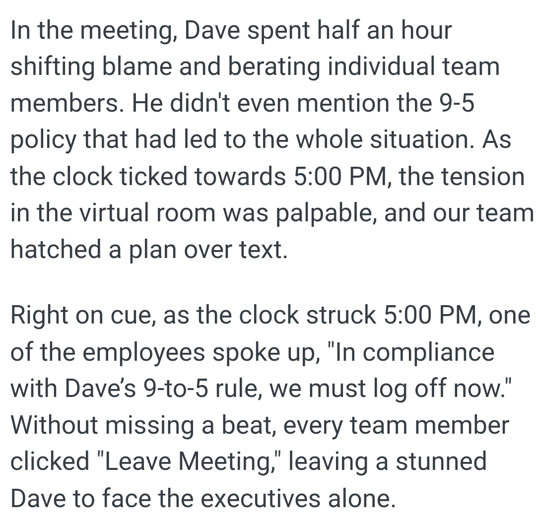 The tension in the virtual room was palpable, and the team hatched a plan over text