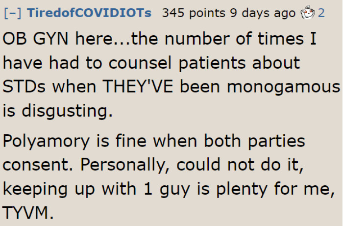 A doctor tells the community that they've had to counsel countless patients about STDs.