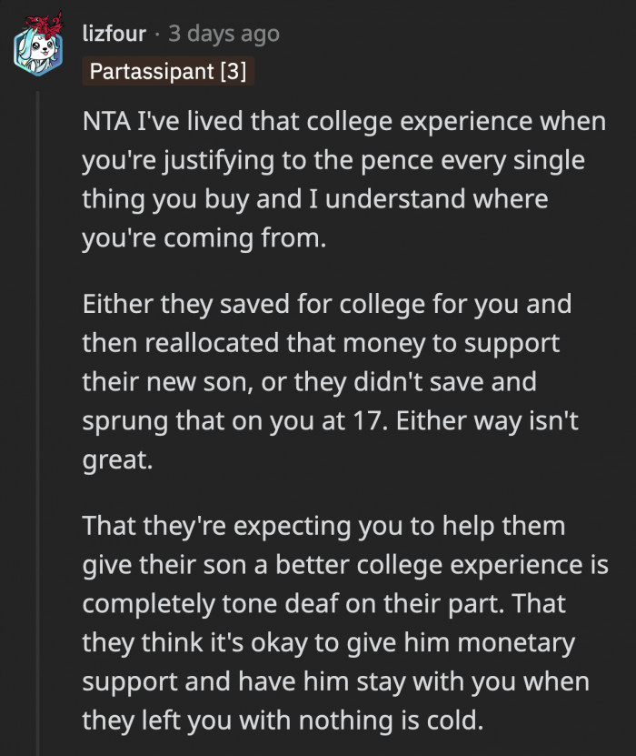 Whichever plan OP’s parents choose to implement doesn’t shed them in a good light, and they didn’t consider OP’s feelings in their request again.