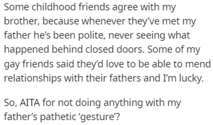 OP shared this with his friends, and now he's not sure what to think, so he turned to Reddit